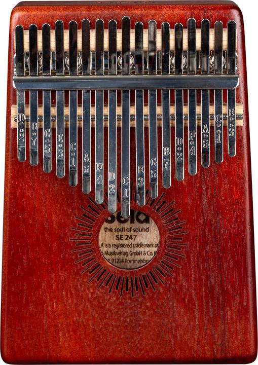 Image du produit Sela SE247 Kalimba acajou 17 rouge (Percussion)