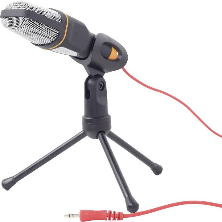 Actual product image Gembird PC Microphone MIC-D-03 Black Wired incl. stand (8716309100984)