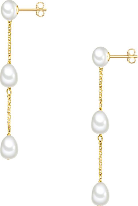 Immagine prodotto Valero Pearls Perle d'acqua dolce d'argento da donna coltivate in oro giallo - 15042 (Argento)