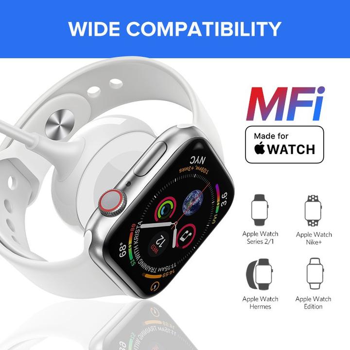 Actual product image Ugreen Wireless Charging for Apple Watch with USB-C & USB-A
