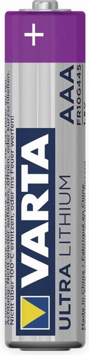 Image du produit Varta ULTRA Lithium (4 pcs, AAA, 1100 mAh)