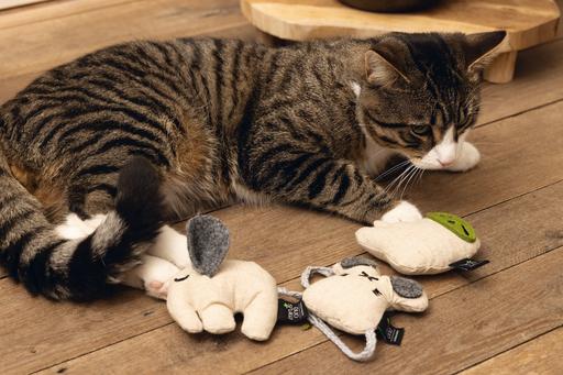 Produktbild Beeztees Minus One Katzenspielzeug Elefant (Katzenminzespielzeug)