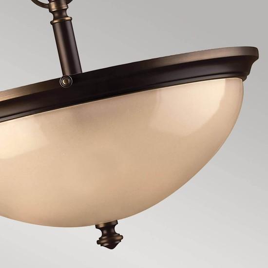 Image du produit Elstead Lighting Mayflower Lampe à suspendre E27 triple bronze ancien (E27)
