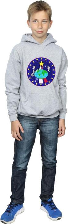 Actual product image Nasa Boys Classic Globe Astronauts Hoodie (116)