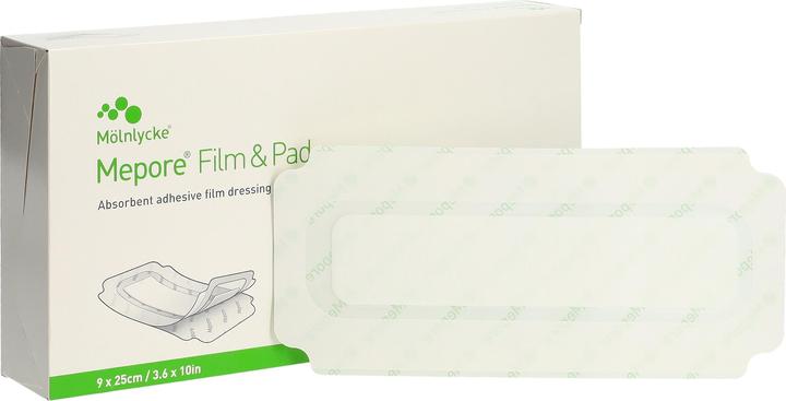 Actual product image Mepore Film & Pad 9x25cm 30 pcs. (30 x)