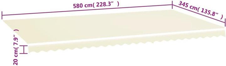 Produktbild VidaXL Lybed (600 x 350 cm)