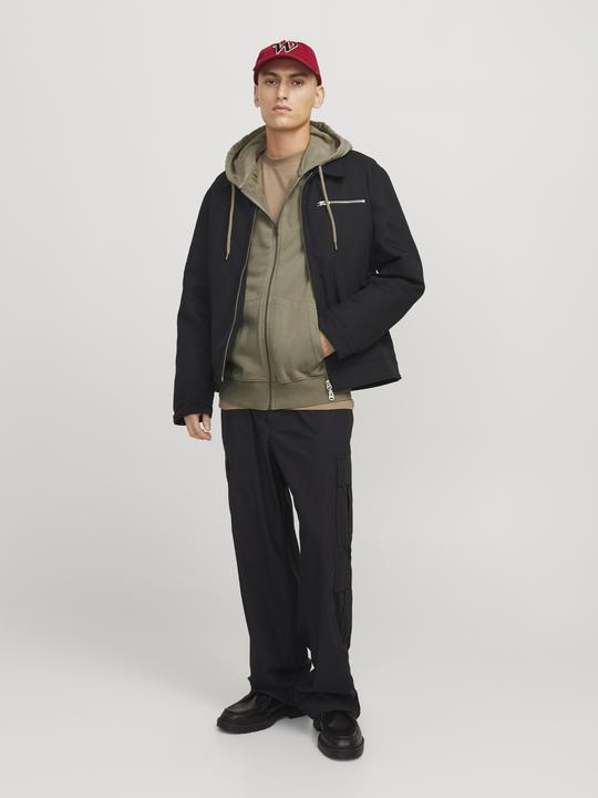 Produktbild Jack & Jones Jjecharge Faded Sweat Zip Hood Noos (L)