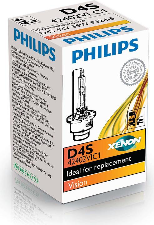 Actual product image Philips D4S Vision Xenon (D4S)