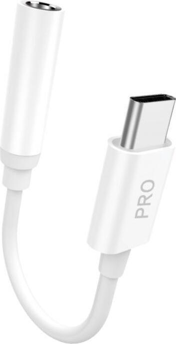 Dudao Audio adapter headphone adapter USB Type C to 3.5mm mini jack (USB Type C, 3.5mm jack)
