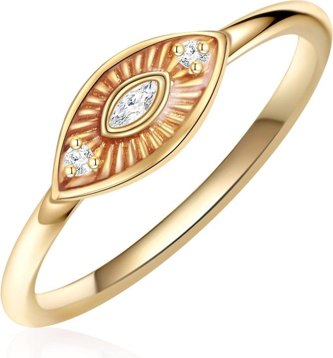 Image du produit Glanzstücke München Femme argent sterling zirconium or jaune - 29025 (52, Argent 925)