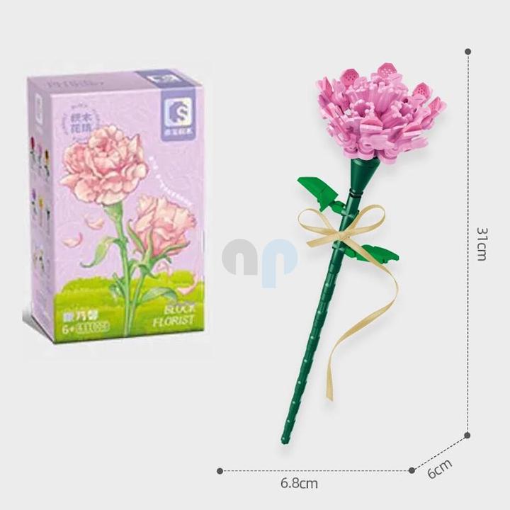 Actual product image Sembo 611006 - Carnation (98 pieces)