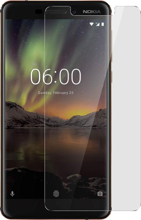 Actual product image Avizar Crystal clear film, glass screen protector (1 Piece, Nokia 6.1)