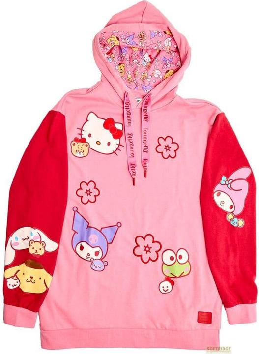 Produktbild Loungefly Sanrio by Kapuzenpullover Unisex Sanrio & Friends Grösse L (L)