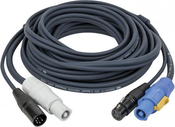 DAP-Audio Cavo Hybrid FP18 - PowerCON & 5-pin XLR - 3 m (3 m)
