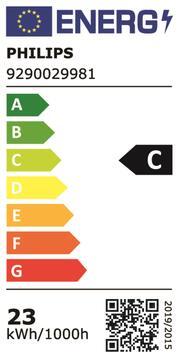 Energie-Label Philips LEDTube (G13, 23 W, 3700 lm, 1 x, C)