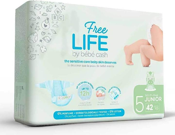 Image du produit Ontex BBCash Freelife Junior 11-16kg (42 pièce(s))