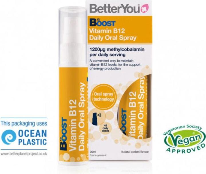 Produktbild Betteryou Vitamin B12 Daily Oral Spray Apricot Flavour (1 Stück, Spray)