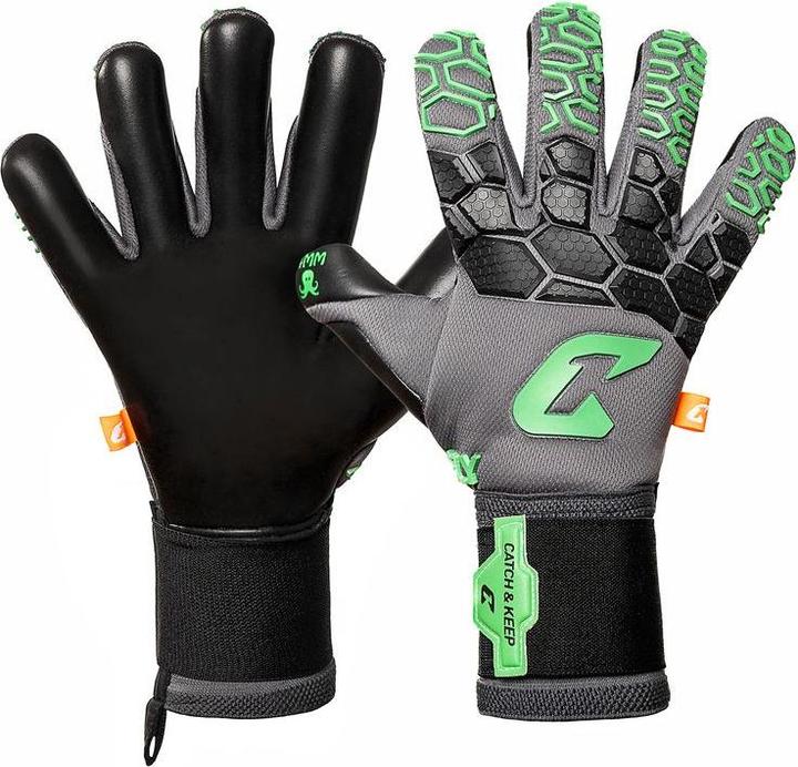 Produktbild Catch & Keep Fussballhandschuhe Fly Mint Soul Gr. 9.5 Mintgrün Torwart Keeper Goalie Handschuhe (9.5)