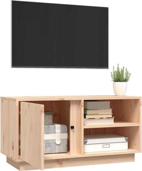 Immagine prodotto VidaXL Mobile TV 80x35x40,5 cm in pino massiccio mobile TV basso