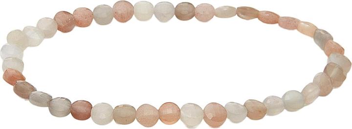 Actual product image Leyda Bracelet Moonstone Disc (18 cm, Stone)