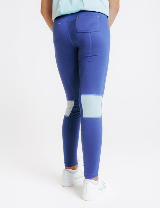 Immagine prodotto Fouganza Reitleggings 100 Light Kinder hellblau/graugrün (128)