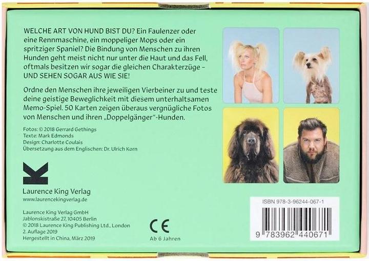 Actual product image Memory Memory Do you look like your dog? (German)