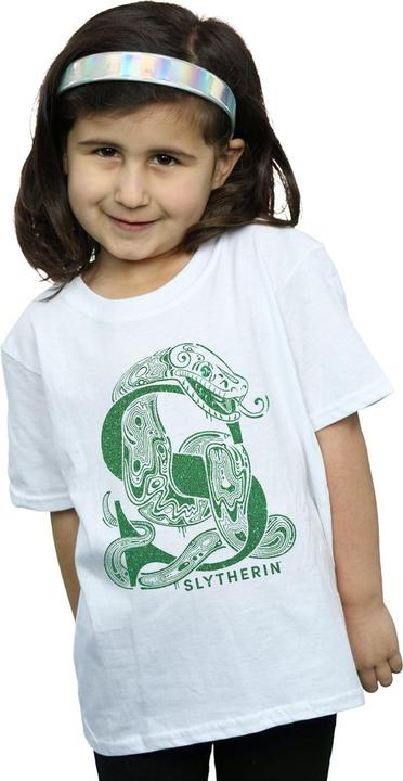 Image du produit - T-shirt SLYTHERIN GLITTER - Fille (140, 146)
