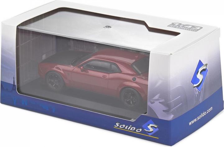 Actual product image Solido 1:43 Dodge Challenger Demon red