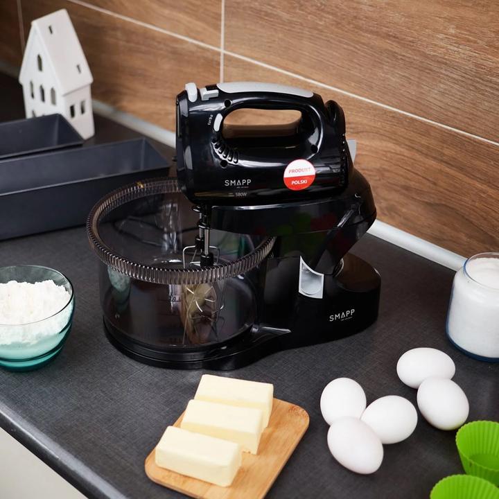 Actual product image Smapp Hand mixer Blender with bowl 451.8 2 bowls black (580 W)