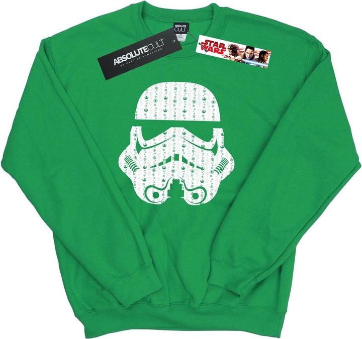 Produktbild Star Wars Christmas Stormtrooper Helmet Sweatshirt (S)