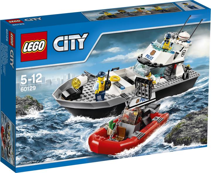 Produktbild LEGO City Polizei-Patrouillen-Boot (60129, LEGO City)