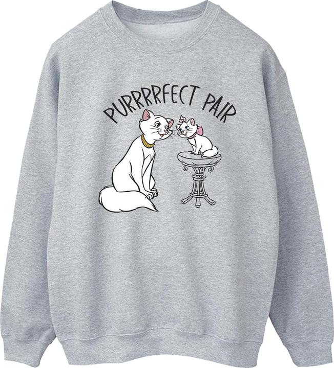 Actual product image Disney Womens/Ladies The Aristocats Purrfect Pair Sweatshirt (M)