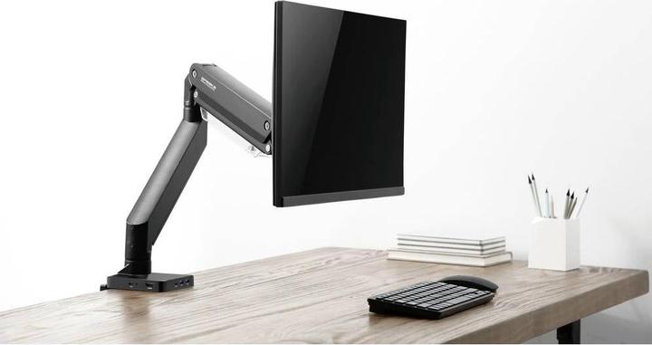 Produktbild SpeaKa Professional SP-MM-810 1fach Monitor-Tischhalterung 43,2cm (17/ ) - 88,9cm (35/ ) Integriert (Tisch, 35")