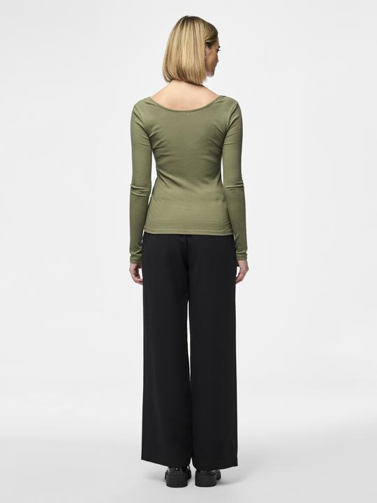 Produktbild Pieces Vorn geknöpftes geripptes Oberteil (XL)