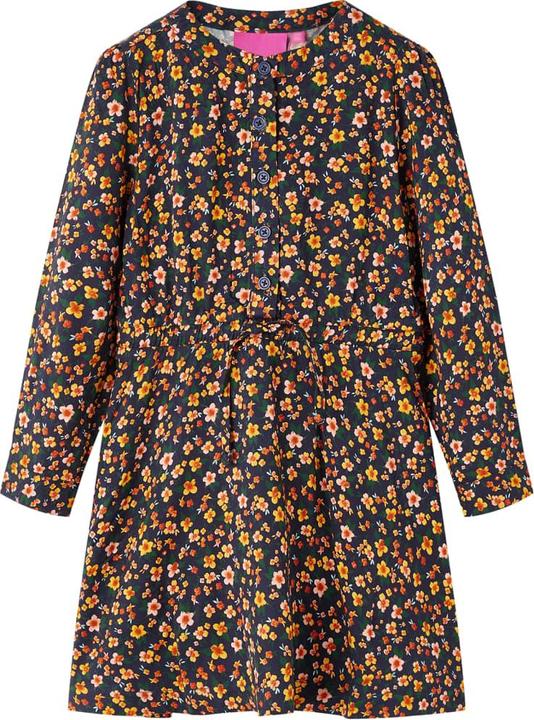 Immagine prodotto VidaXL Abito da bambino con maniche lunghe blu navy 140,Materiale: 100 (140)