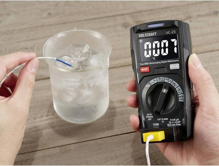 Produktbild Voltcraft VC-23 Hand-Multimeter digital CAT III 600 V Anzeige (Counts): 6000 (CAT III 600V)
