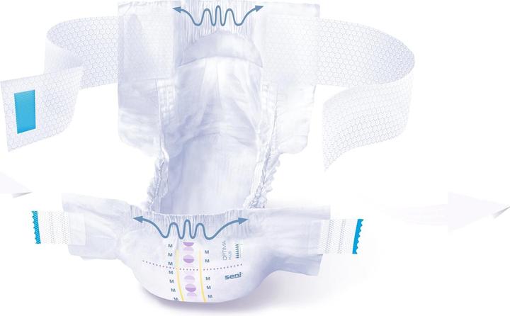 Immagine prodotto Seni Optima Plus pads con cintura traspirante circonferenza dell'anca 80-125cm 7 gocce (10 x, Grande)