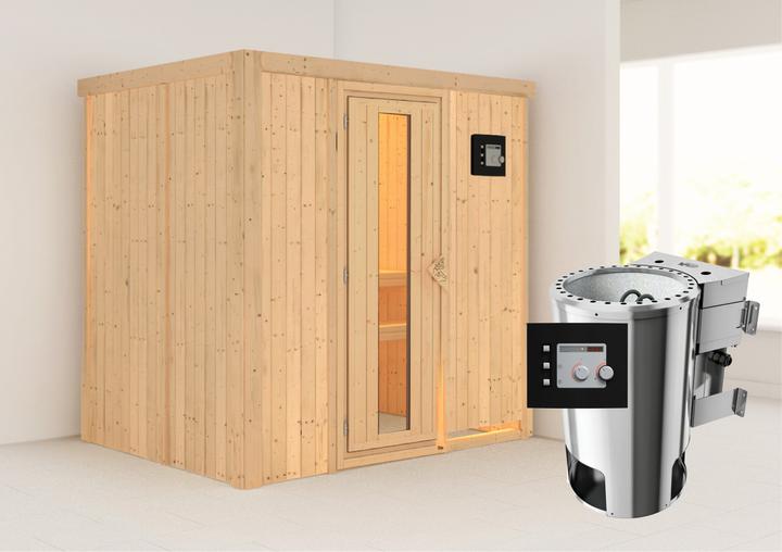 Actual product image Karibu Fanja without roof rim (Plug & Play 3,6 KW - Bio external control)