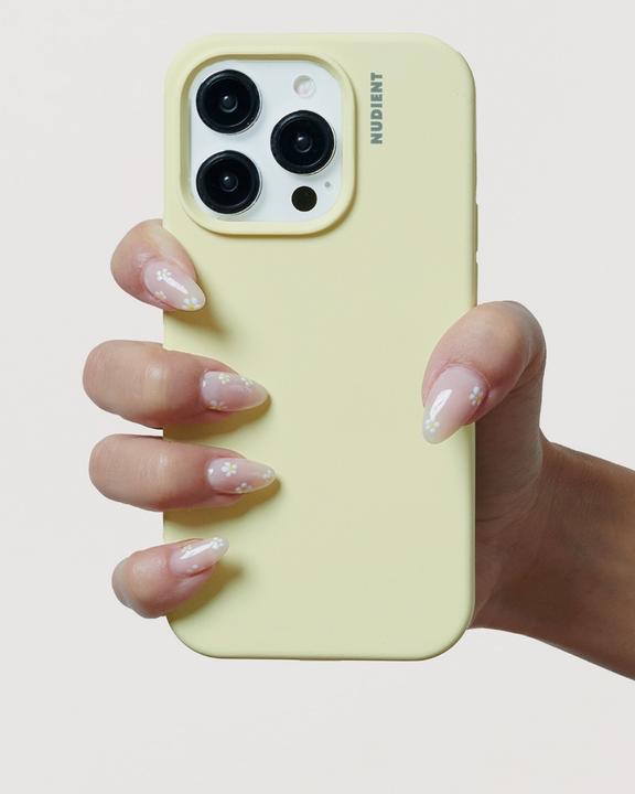 Produktbild Nudient Back Cover Base Case iPhone 15 Plus Pale Yellow (Apple iPhone 15 Plus)
