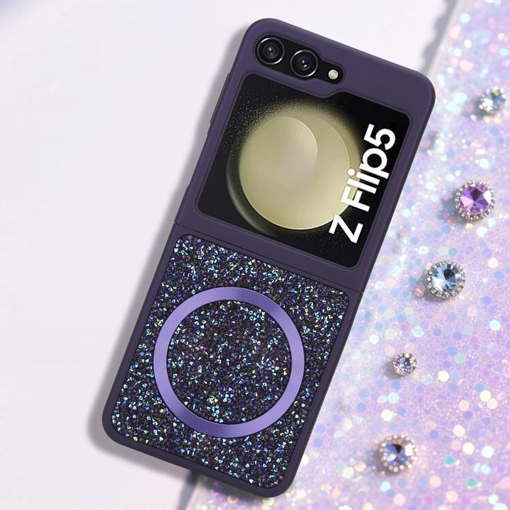 Image du produit Cadorabo Coque pour Samsung Galaxy Z FLIP 5 Paillettes Scintillant Design (Samsung Galaxy Z Flip 5G)