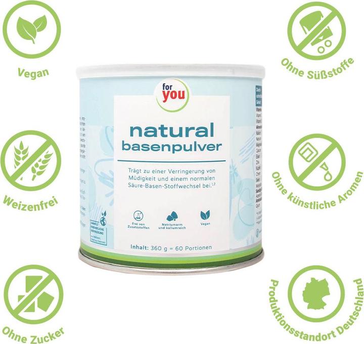Produktbild For You natural basenpulver (360 g)