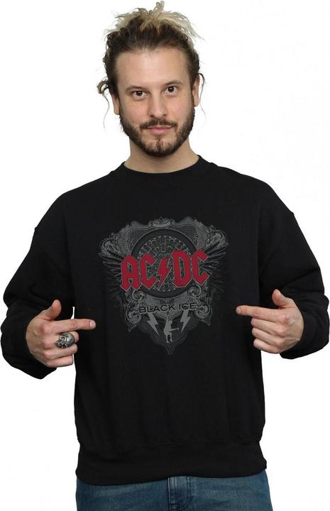 Produktbild AC/DC Sweatshirt Schwarzes Eis mit roter Baumwolle (XL)