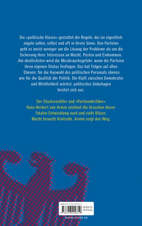 Produktbild Macht braucht Kontrolle (Deutsch, Hans Herbert von Arnim, 2024)