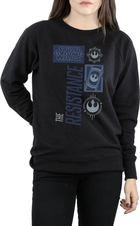 Actual product image Star Wars Womens/Ladies The Last Jedi The Resistance Sweatshirt (S)