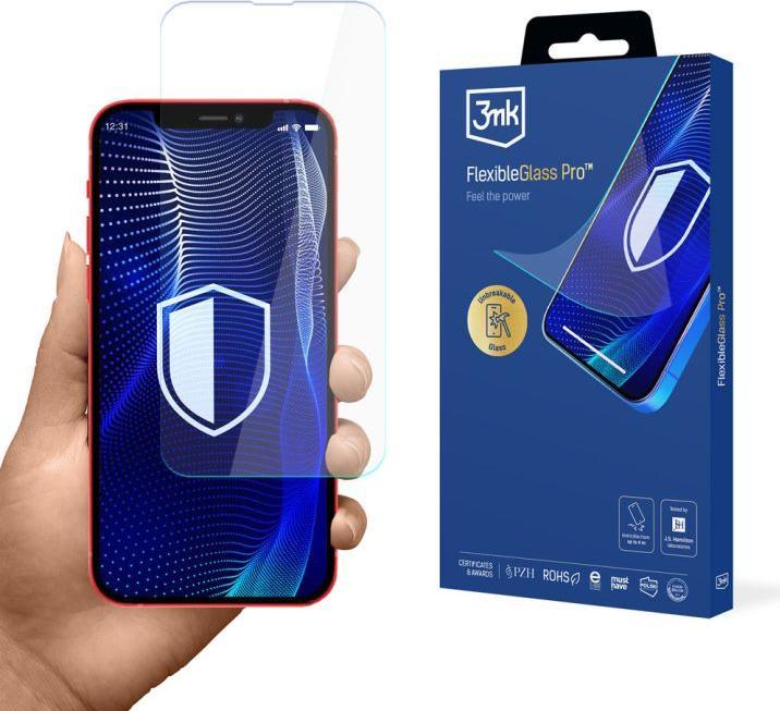 Productafbeelding 3MK FlexibleGlass iPhone 16 Pro Szkło Hybrydowe (1 Stuk, Apple iPhone 16 Plus)