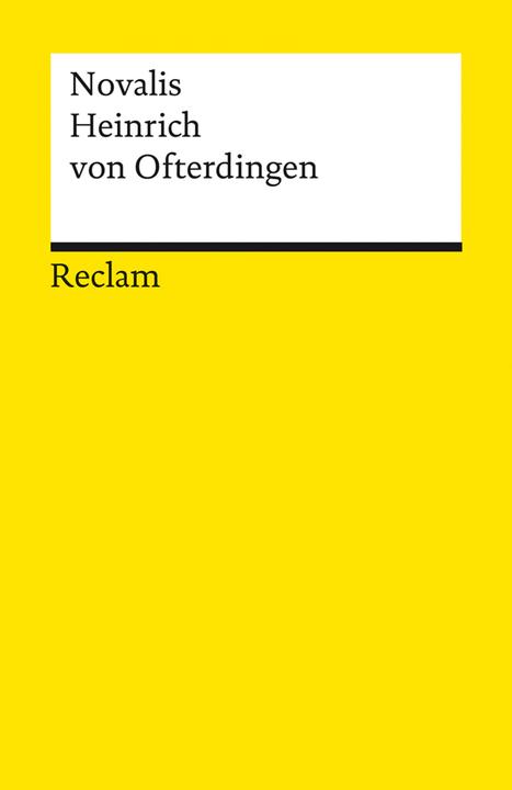 Actual product image Heinrich von Ofterdingen (German, Novalis, 2022)