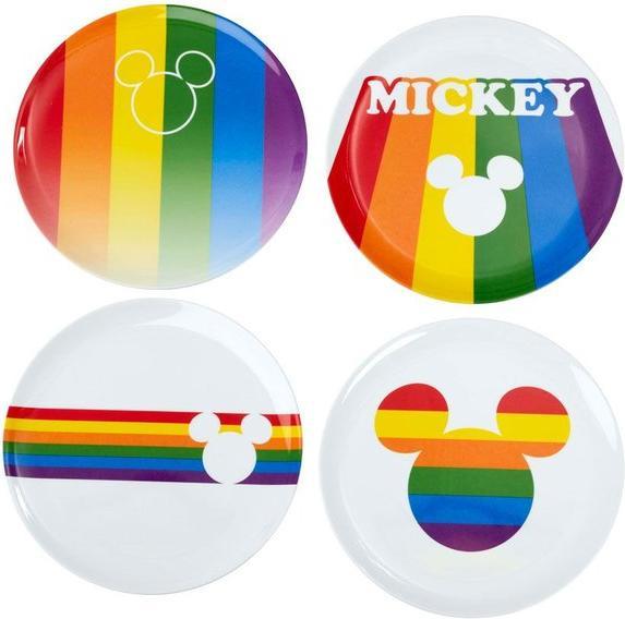 Actual product image Funko Disney: Piatto Mickey Rainbow (4 pezzi) (4 x)