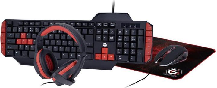 Gembird GGS-UMG4-02 Tastatur USB QWERTY US Englisch (US, Kabelgebunden)