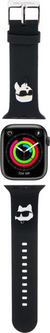 Immagine prodotto Karl Lagerfeld Pasek KLAWMSLKCNK Apple Watch 38/40/41 mm cinturino in gomma 3D 3D Karl&Choupette (Silicone)