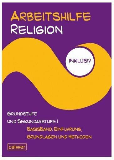 Produktbild Arbeitshilfe Religion inklusiv (Deutsch, Hartmut Rupp, Stefan Hermann, 2012)
